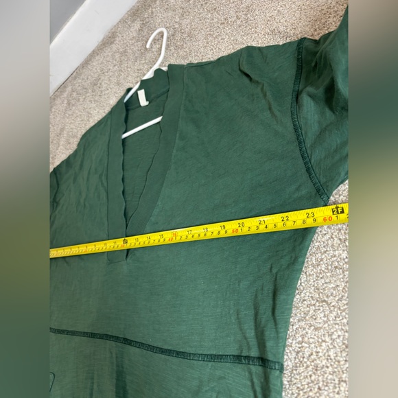 Free People Intimately Just Because Green Oversized Long Sleeve Jumpsuit Sz XS - Picture 7 of 15